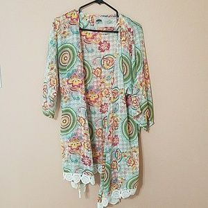 Colorful Kimono/Cover Up